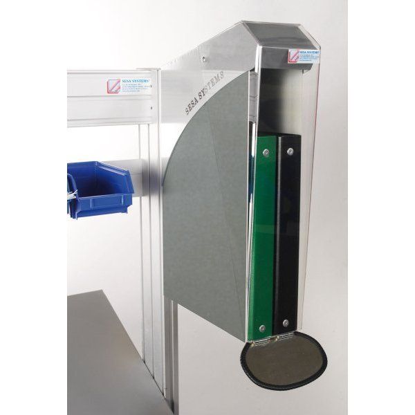 docapost-250-inox-2-classeurs-a4-vert-et-noir-fixation-sur-profil-aluminium-articule