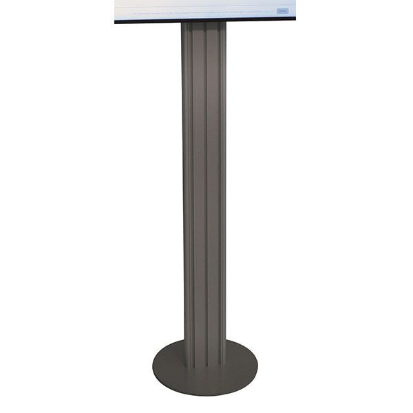 support-aluminium-h-1600-mm-sur-embase-acier-pour-e-leanbord-43-a-50