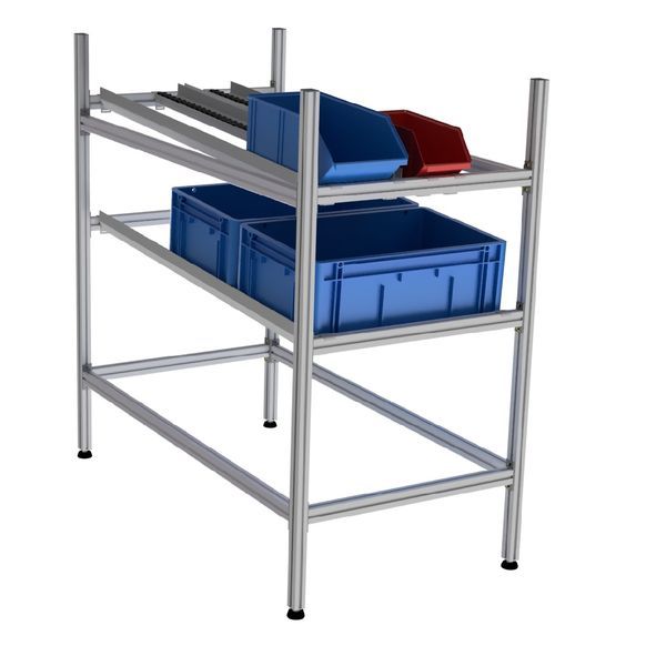 leandynamic-500-fifo-l-647-x-p-1301-x-h-1301-mm-2-niveaux-2-guidages-compose-de-4-rails-a-galets-charge-admissible-150-kg