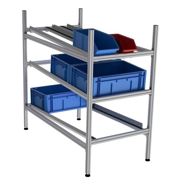 leandynamic-500-fifo-l-647-x-p-1301-x-h-1301-mm-3-niveaux-3-guidages-compose-de-6-rails-a-galets-charge-admissible-200-kg