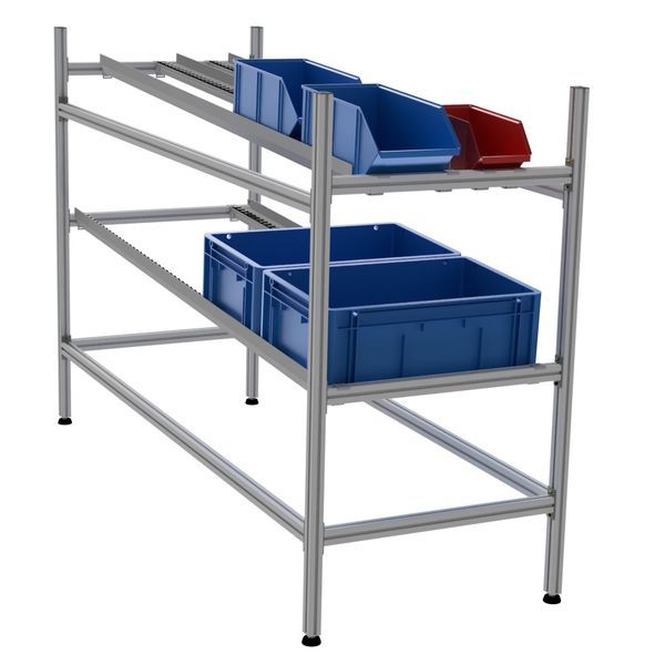 leandynamic-500-fifo-l-647-x-p-1965-x-h-1301-mm-2-niveaux-2-guidages-compose-de-4-rails-a-galets-charge-admissible-100-kg