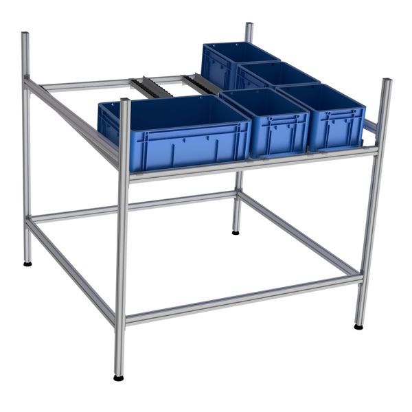 leandynamic-500-fifo-l-1301-x-p-1301-x-h-1301-mm-1-niveau-2-guidages-compose-de-6-rails-a-galets-charge-admissible-200-kg