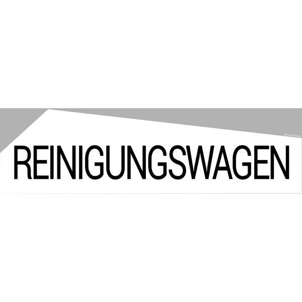 bandeau-design-rectoverso-reinigungswagen-l-600-x-h-170-mm-avec-etrier-de-fixation