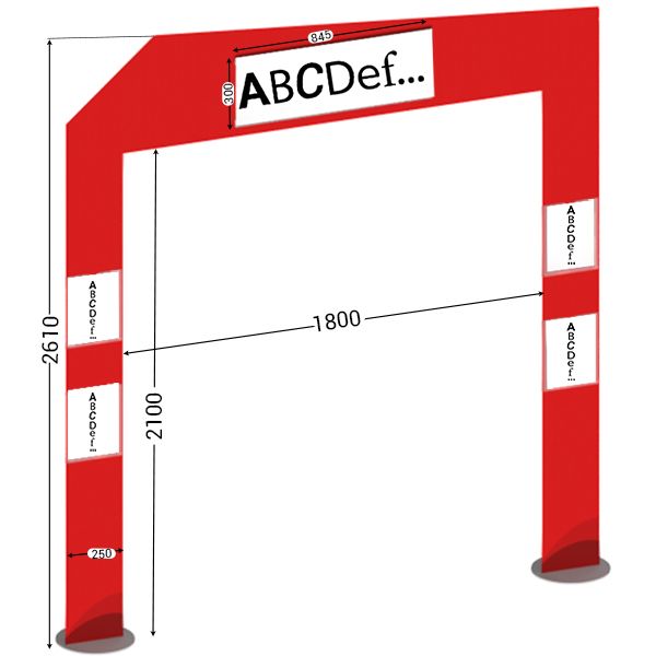 gatelean-rouge-l-2300-x-h-2610-mm