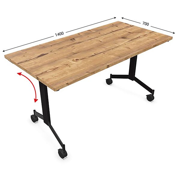 table-de-reunion-abattante-flex-timber-l-1400-x-p-700-x-h-750-mm