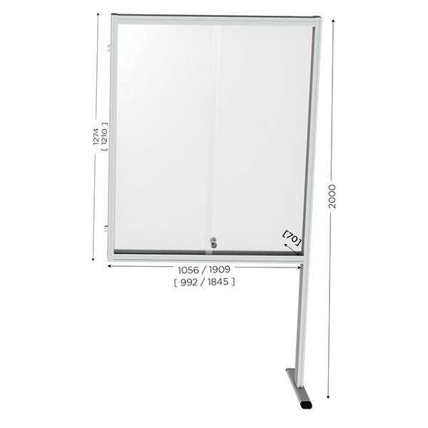 modinfo-vitrine-sur-pieds-extension-l-1056-x-h-2000-mm-avec-portes-en-pmma-et-fond-tole-blanche-vernie