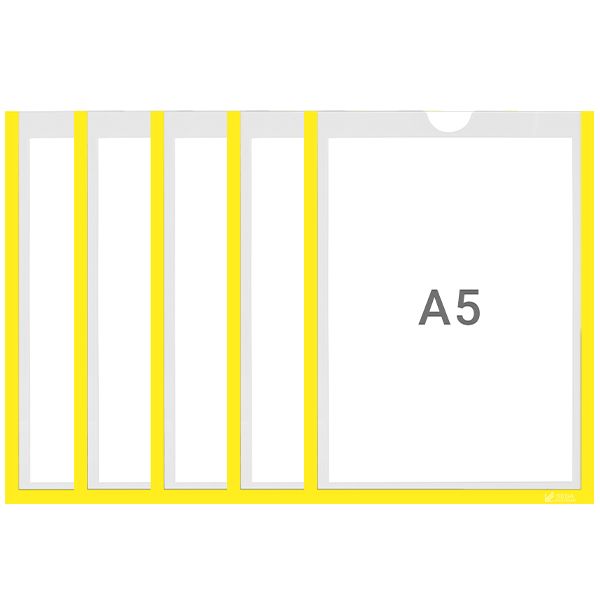 lot-de-5-prodoc-writer-a5-jaune-magnetique