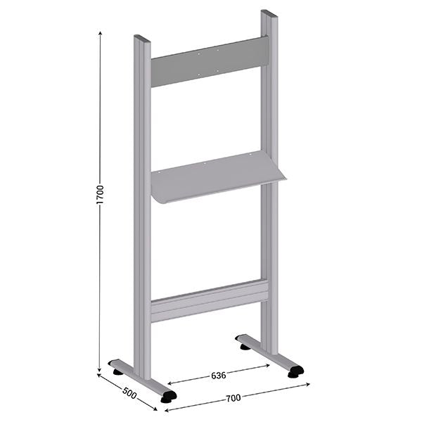 mobipost-500a-l-700-x-p-500-x-h-1700-mm-sur-pieds-sans-coffret-de-protection-ecran