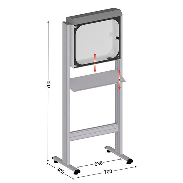 mobipost-500a-l-700-x-p-500-x-h-1700-mm-sur-pieds-avec-coffret-de-protection-ecran
