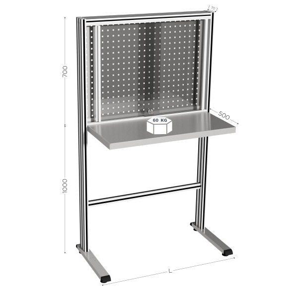 Stainless steel tool-holder workstation | MAINTPOST 850 STAINLESS STEE ...