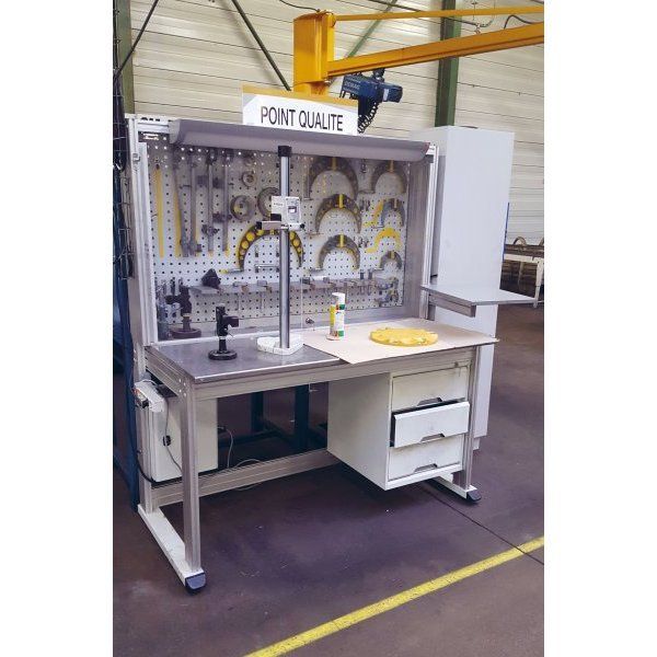 maintpost-6000b-l-1992-x-p-750-x-h-1800-mm-avec-plateau-en-revetement-caoutchouc-et-fond-tole-perforee