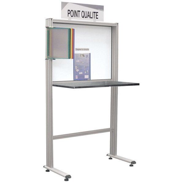 qualipost-650a-inox-l-1264-x-p-500-x-h-1700-mm-avec-plateau-en-inox