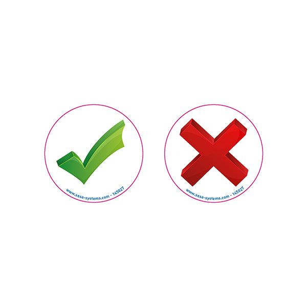 symboles-ok-magnetique-recto-vertverso-rouge-symboles-ok-magnetiques-recto-vert-verso-rouge-o-50-mm all-groups