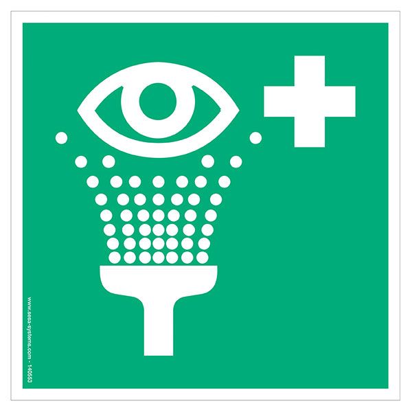 lot-de-2-pictogrammes-adhesif-standard-rincage-des-yeux-l-100-mm
