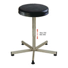 tabouret-datelier-inox-h-500-750-mm-assise-en-polyurethane-noir-sur-patins