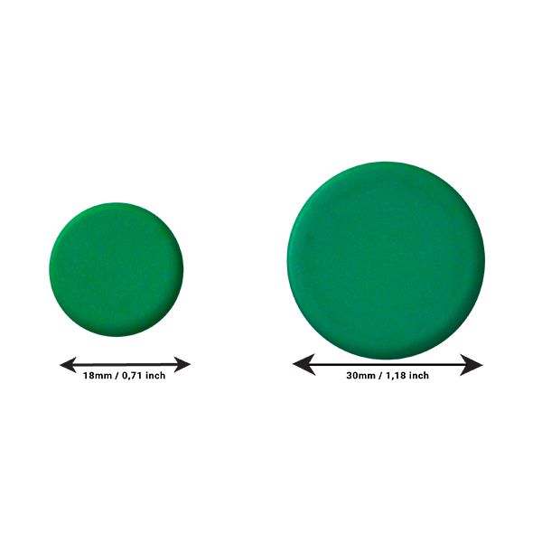 lot-de-10-punaises-magnetiques-vert-o-30-mm