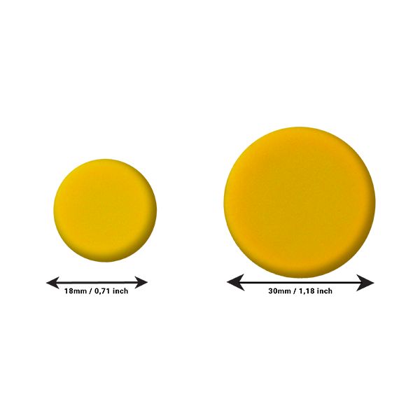 lot-de-10-punaises-magnetiques-jaune-o-30-mm