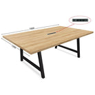 table-de-reunion-l-1600-x-p-1200-mm-plateau-nebraska-avec-pietement-noir