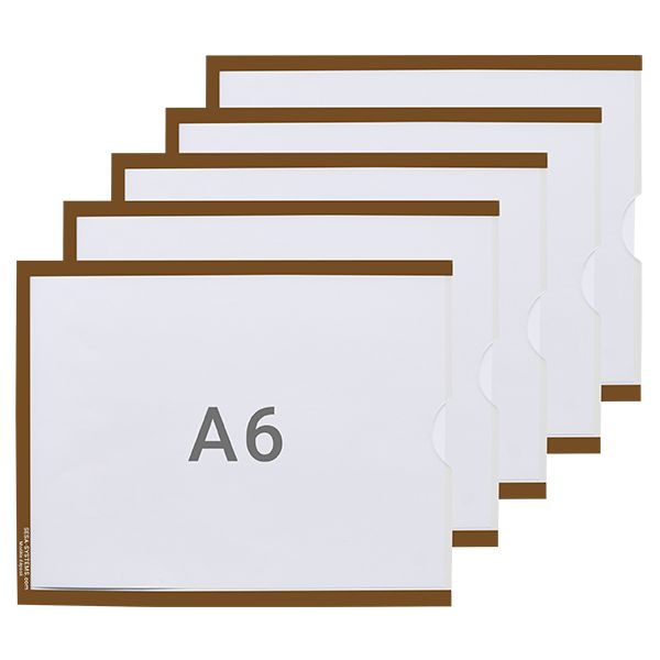 lot-de-5-prodoc-a6-marron-adhesif