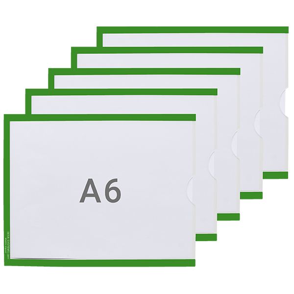 lot-de-5-prodoc-a6-vert-vif-adhesif