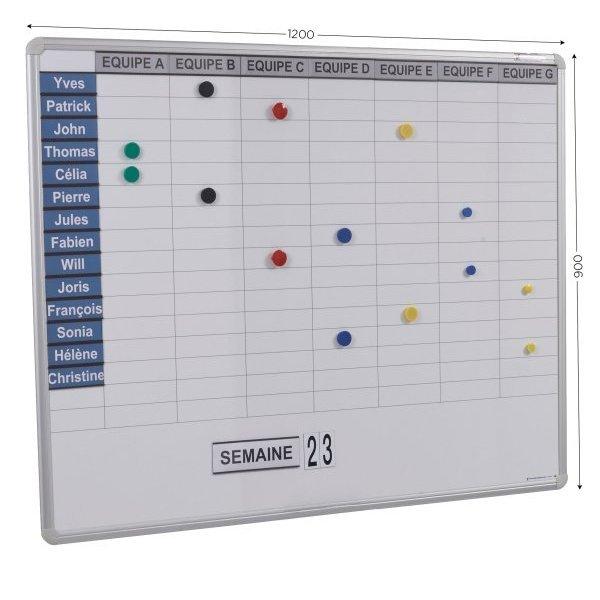 Magnetic planning board